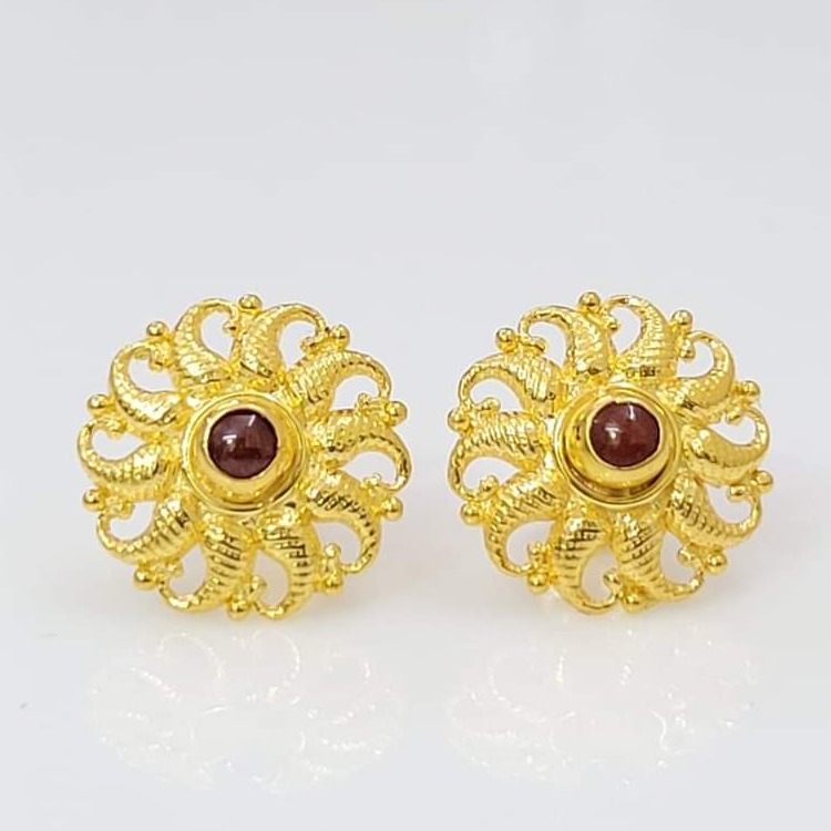 196 gold ladies earrings rh-le818