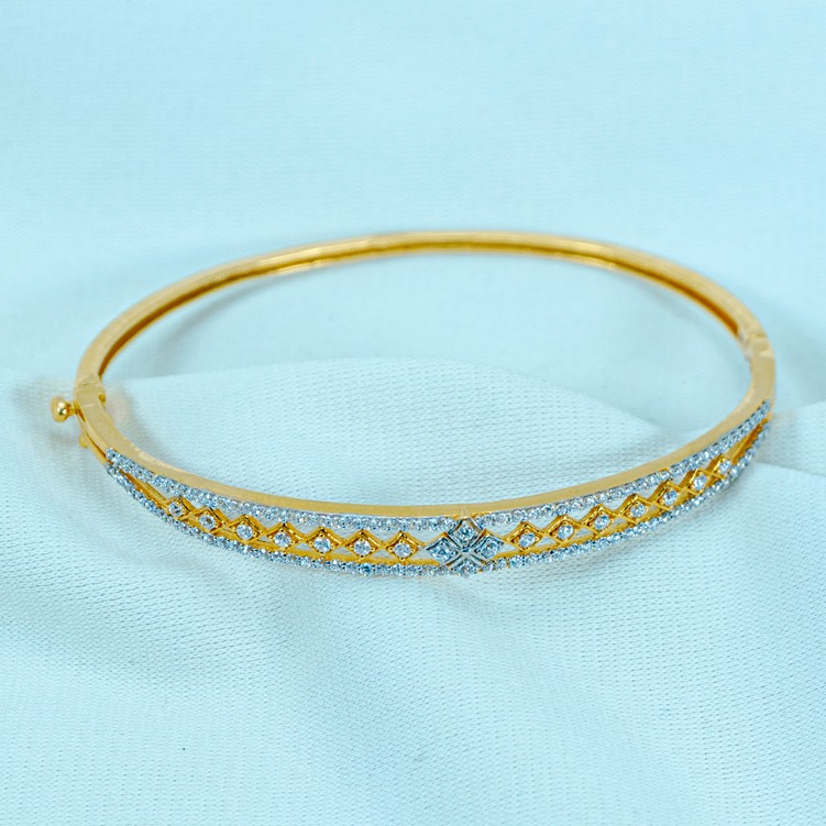 Gold diamond Bracelet lB-495