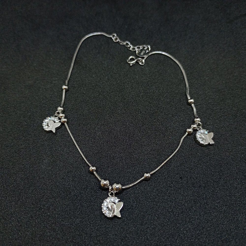 92.5 Anklets moon Butterfly