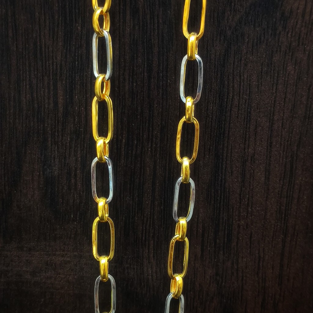 22 carat gold light weight gents chain