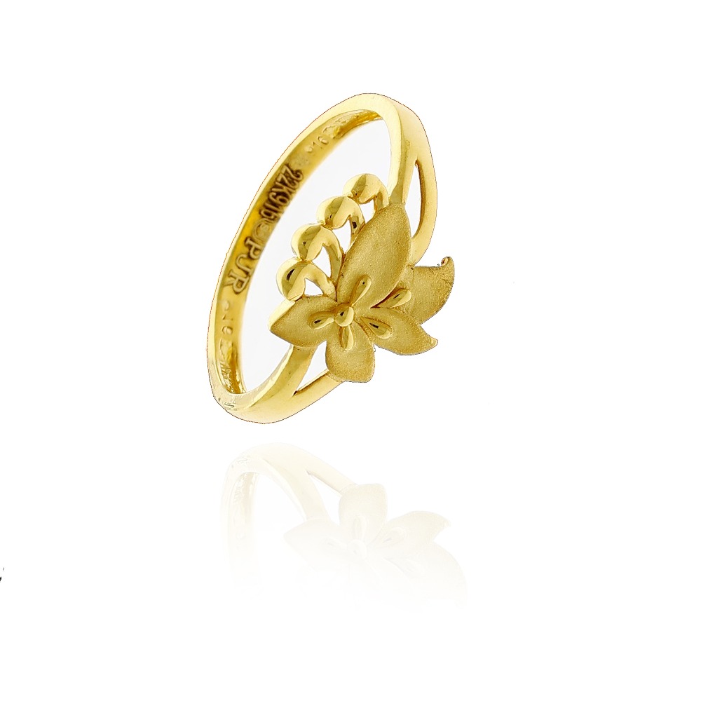 the Gold butterfly ring