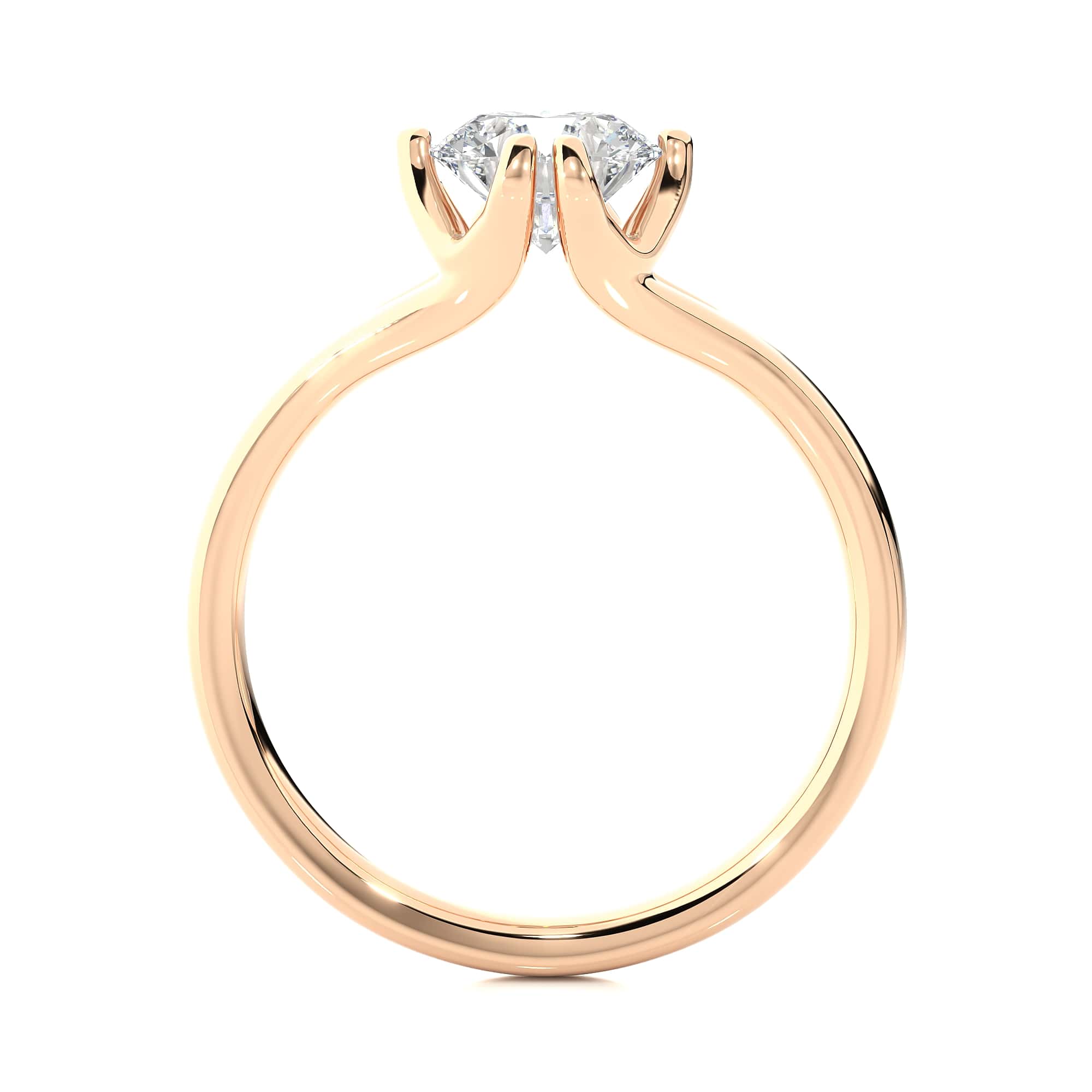Solitaire Ring 18K Rose Gold