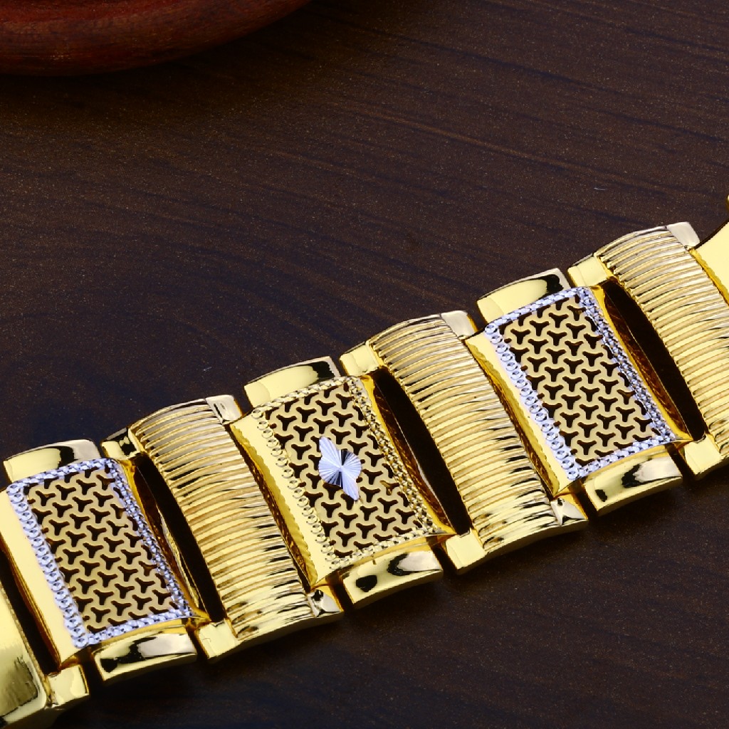 Mens Casting 916 Gold Bracelet-MPB114