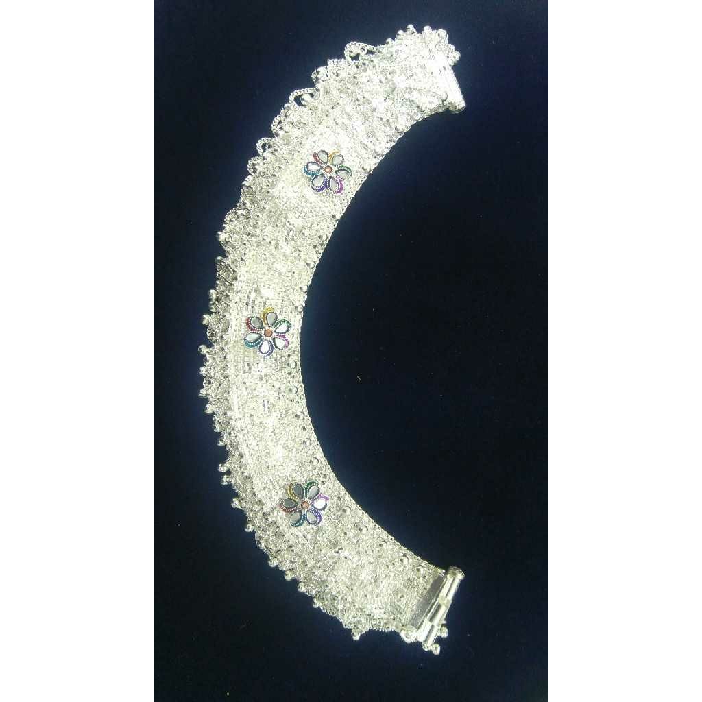 Pc jewellers silver payal on sale design