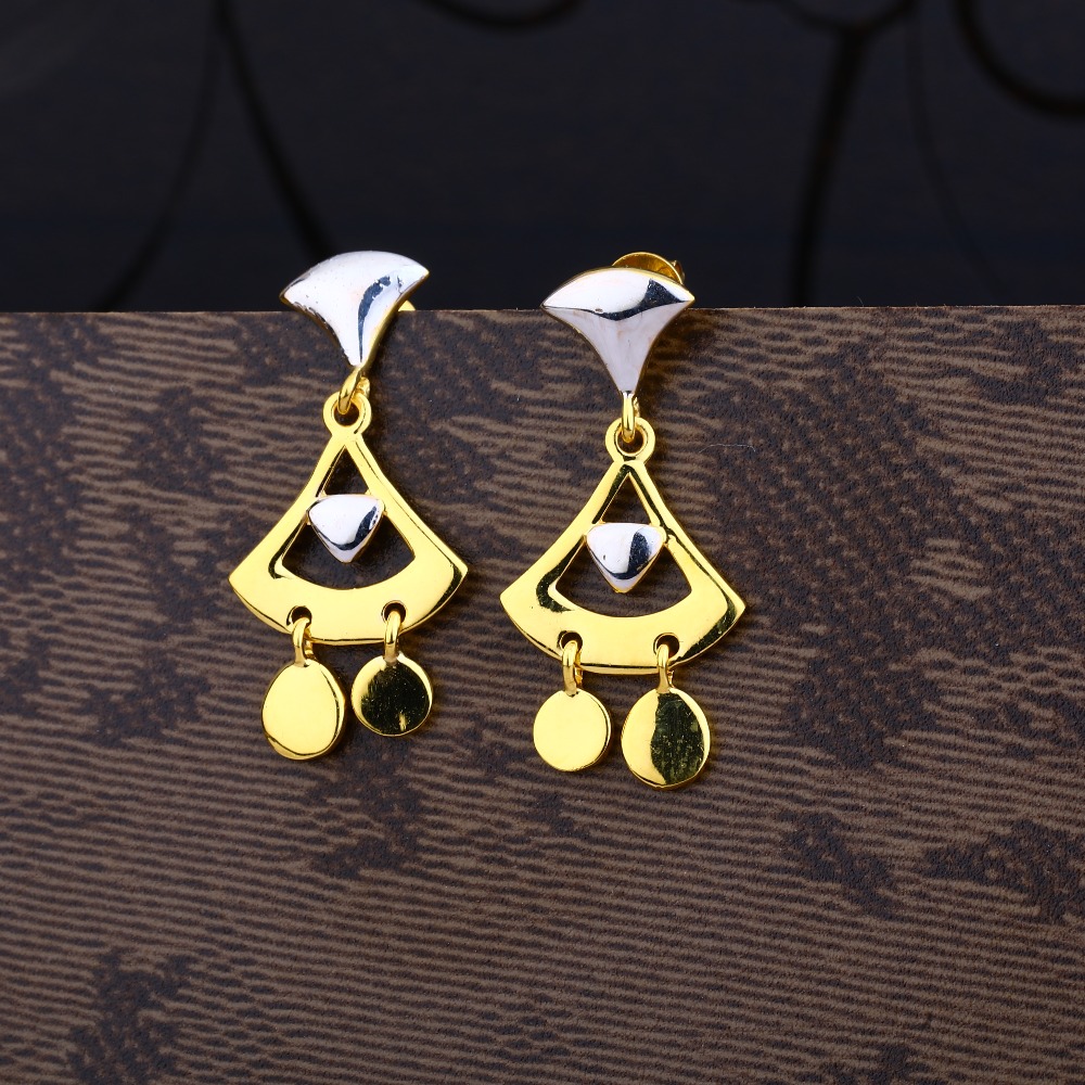 Ladies 916 Gold designer Fancy Earring -LPE68