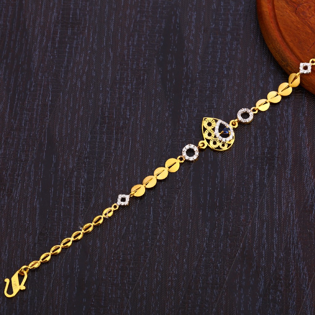 22CT Gold Hallmark Fancy Women's Bracelet LB292