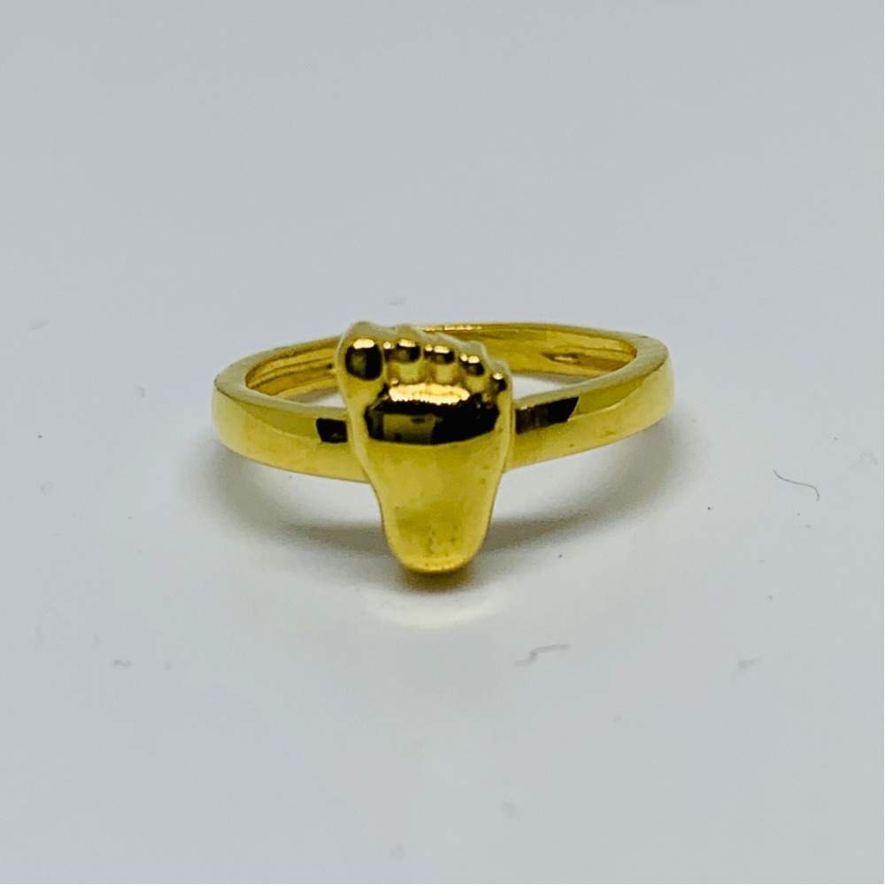 Senco Gold & Diamonds Gracious Bow Gold Baby Ring : Amazon.in: Jewellery