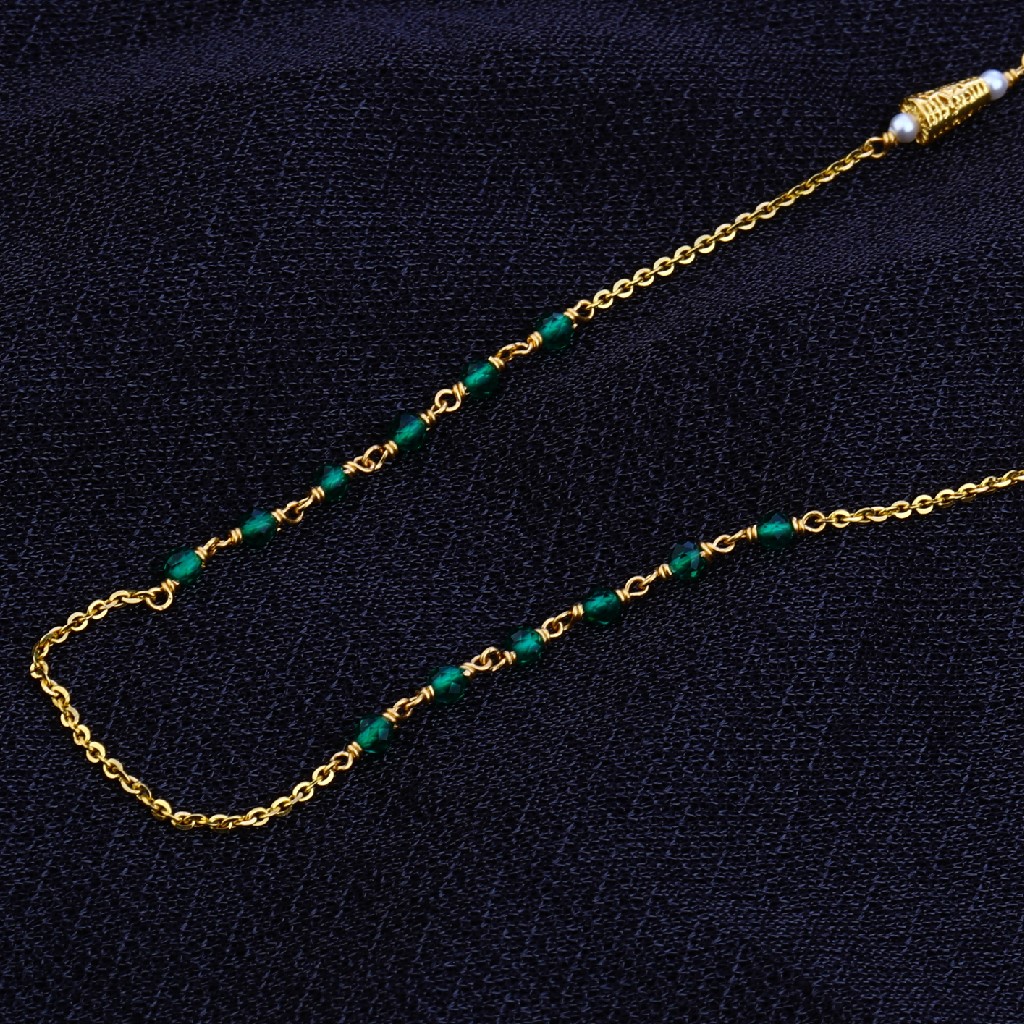 Ladies 916 Gold MotiMala-AC76