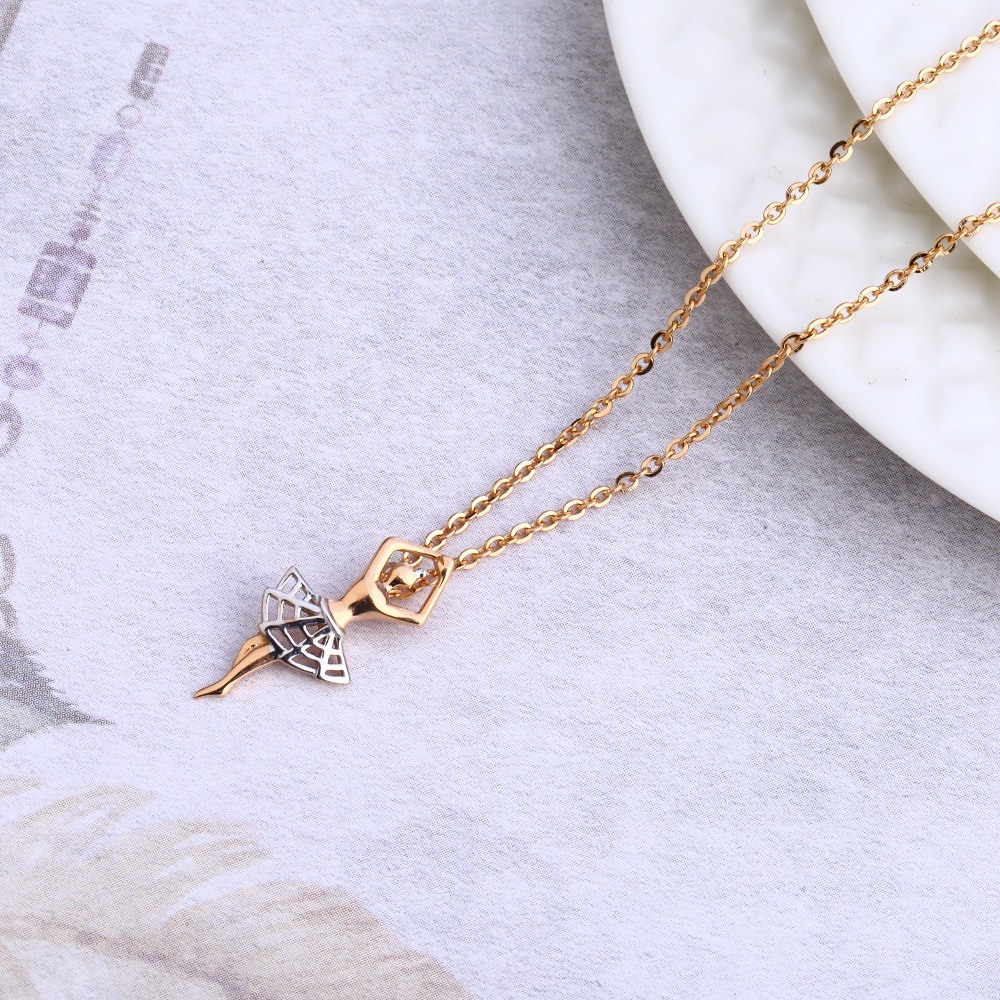 18ct Traditional Rose Gold Necklace