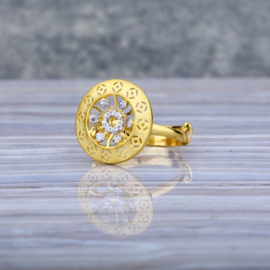 22 carat gold diamond classical ladies rings RH-LR754
