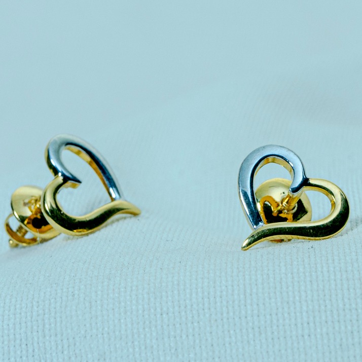 Heart design gold tops et1-542