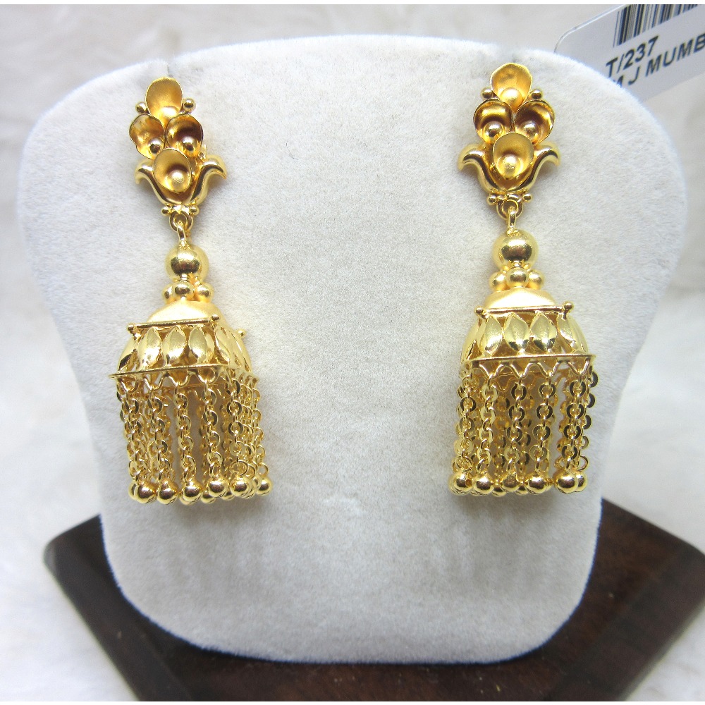 Buy quality gold 22k HM916 Earrings in Ahmedabad