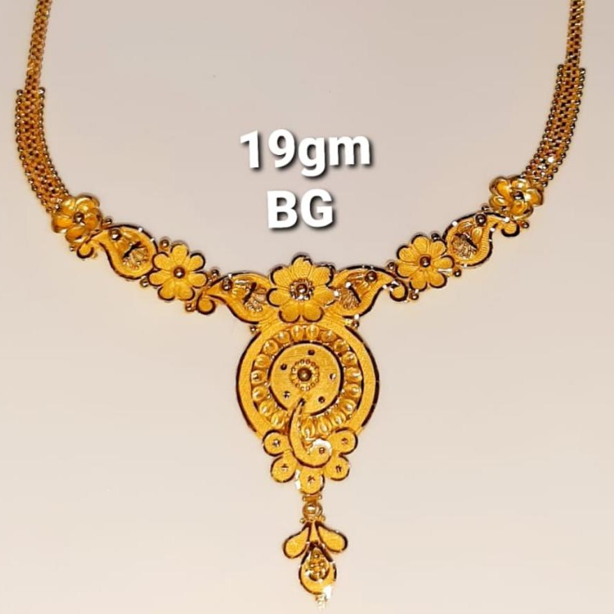 Fncy necklace sat 916 22kt