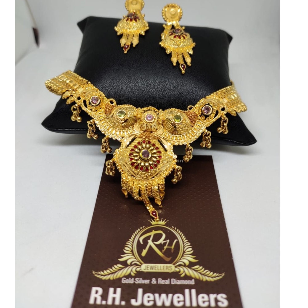 22 carat gold fancy bridal set RH-GS6023