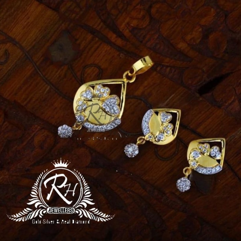 22 carat gold fancy mangalshutra set RH-MS847
