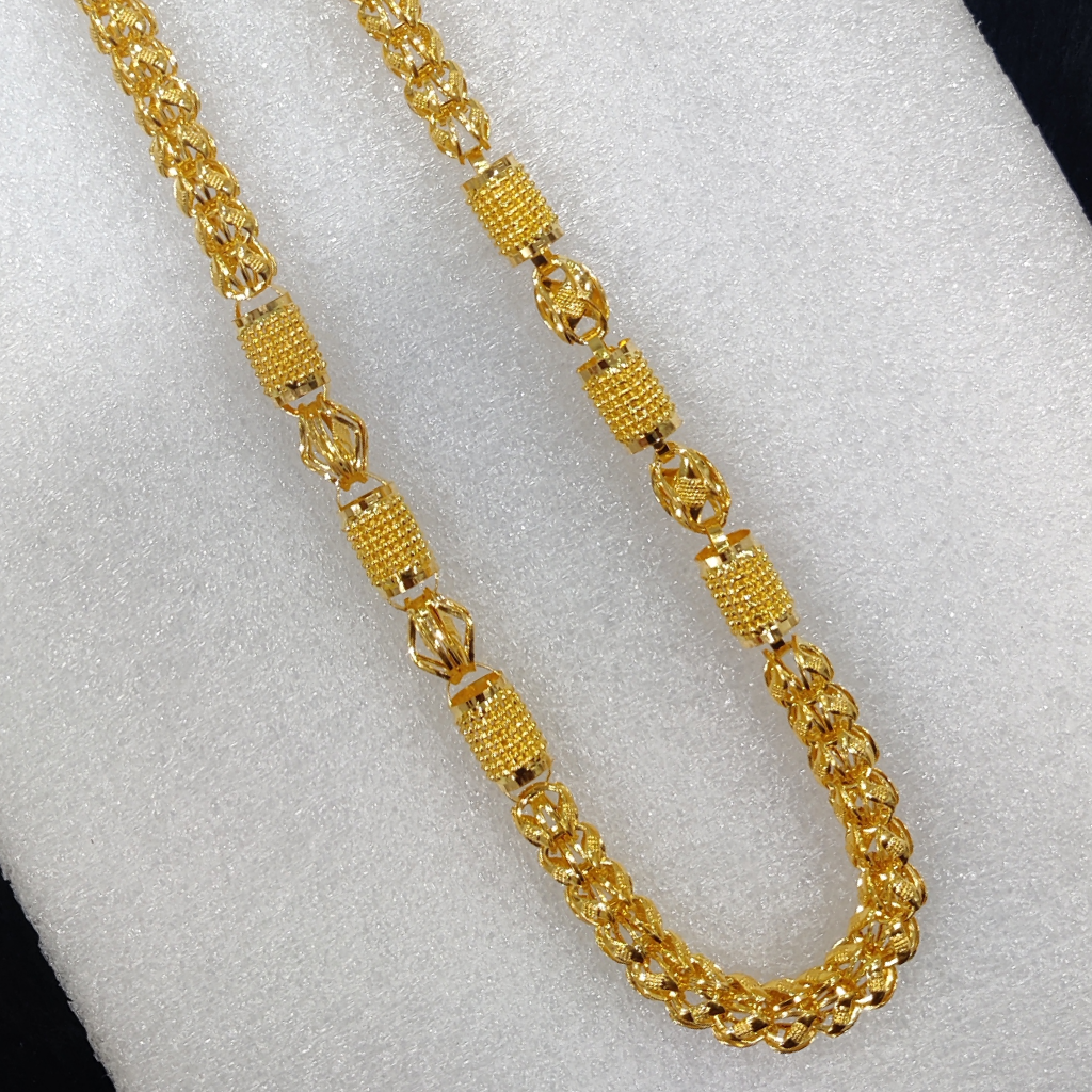 916 Gold Fancy Super Hollow  Chain