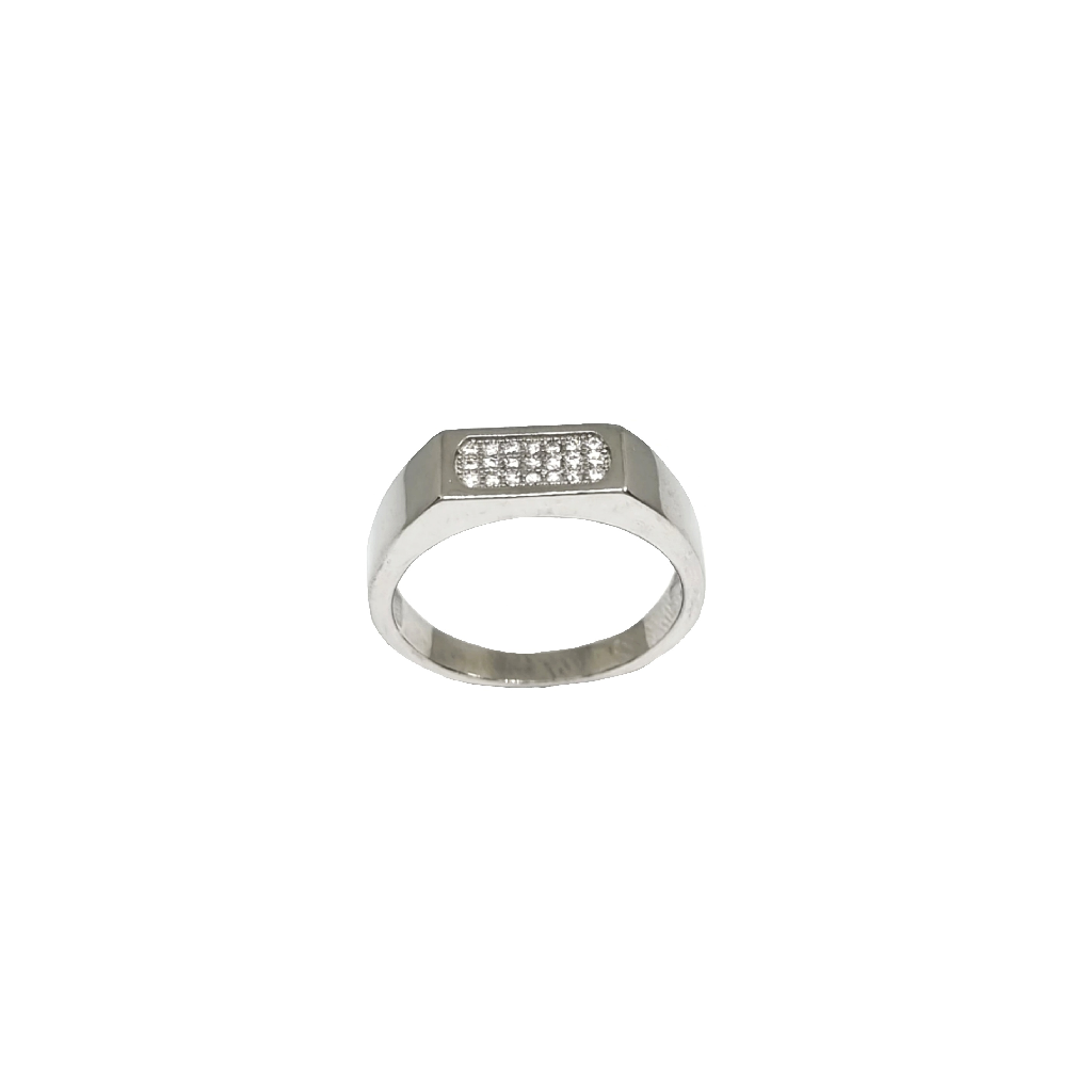 Simple Diamond Ring In 925 Sterling Silver MGA - GRS2691