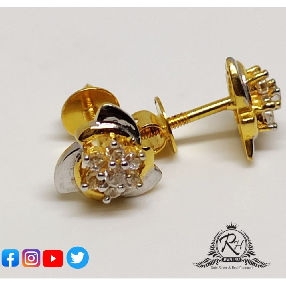 22 carat gold fancy earrings RH-ER556