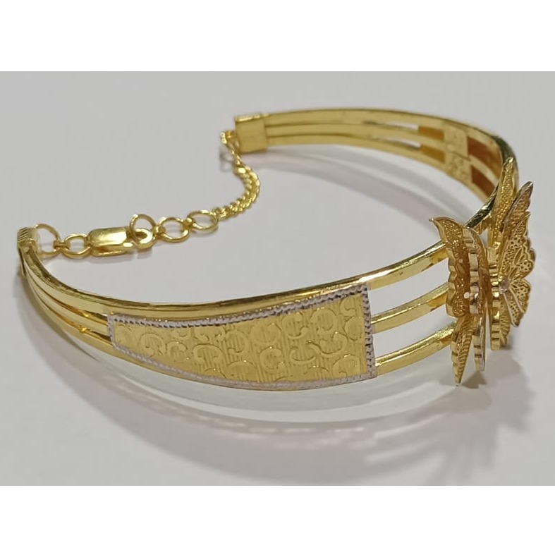 22kt gold butterfly design bracelet sg-b10