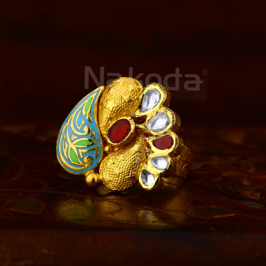 916 Gold Ladies Designer Antique Ring LAR335