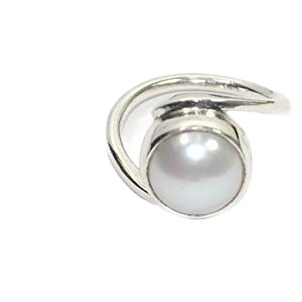FRESH WATER PEARLSILVER RING