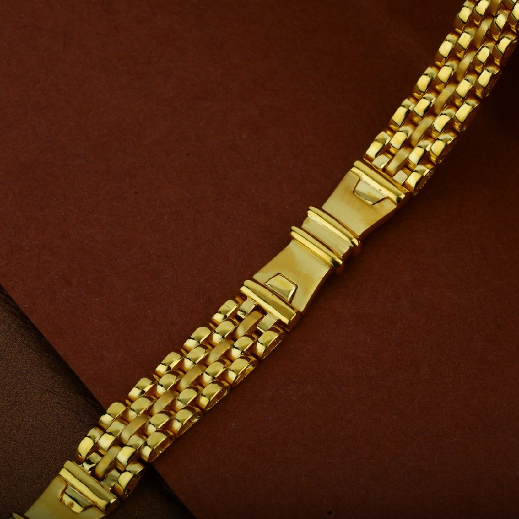 Mens 916 Fancy Gold Casting Daily Wear Cartier Bracelet-MCRB16