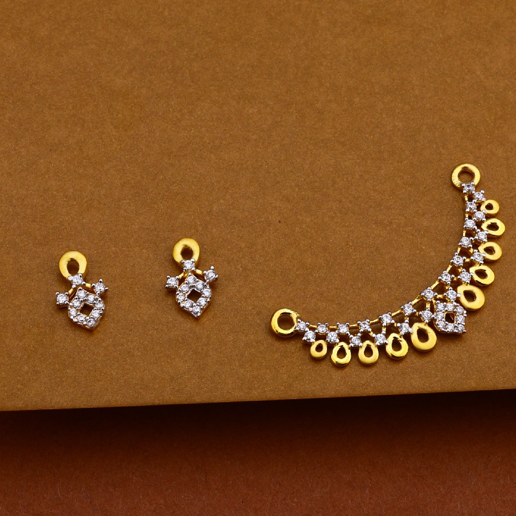 916 Gold Stylish Mangalsutra Pendant MP152