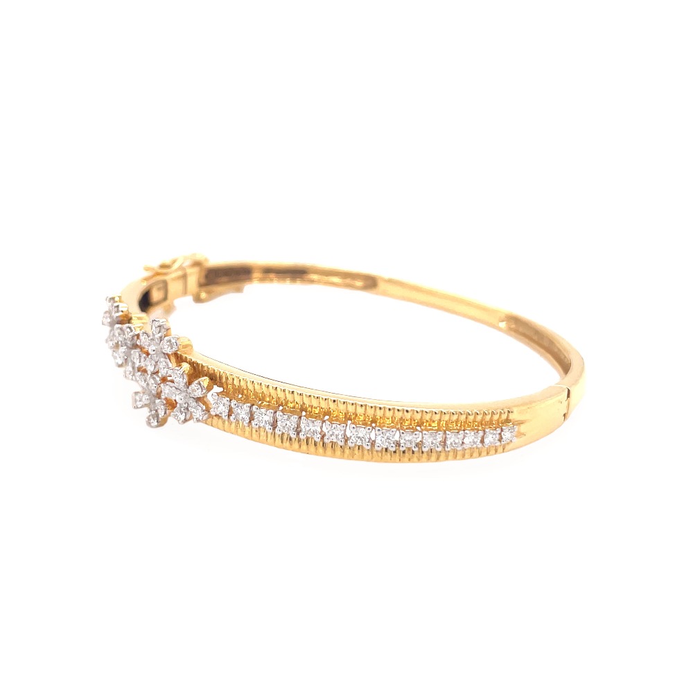 18k gold Modern diamond  bracelets