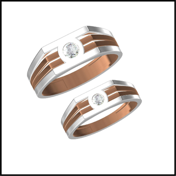 18 KT ROSE GOLD COUPLE RING