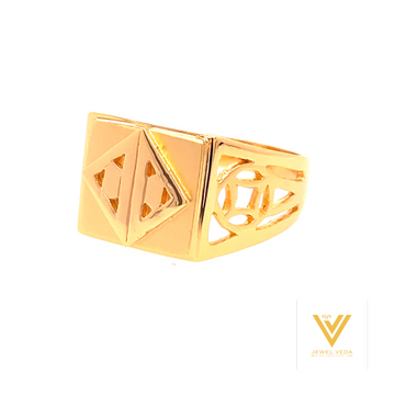 Plain Gold Gents Rings by 