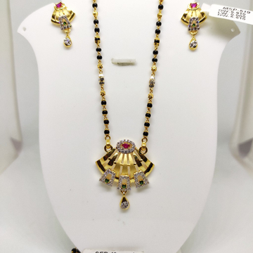 M. S. P.  Double naka pendent + kidiya ser by S. O. Gold Private Limited
