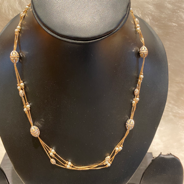 Italian Rose gold necklace by 