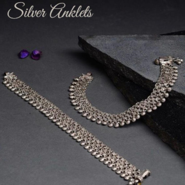 Silver Anklets by 