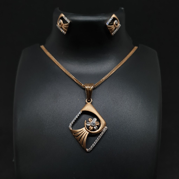 Rose Gold Pendant Set by 