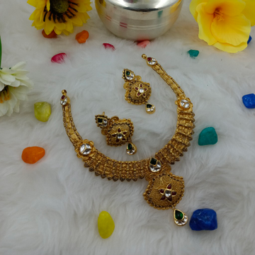 Short antique set Gold 916 hallmark by Ranka Jewellers