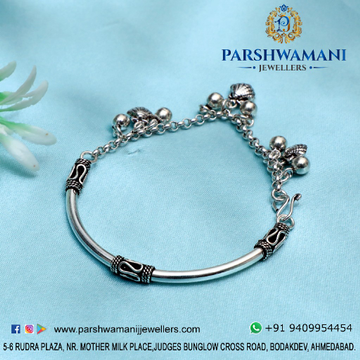 92.5 silver kada Bracelet