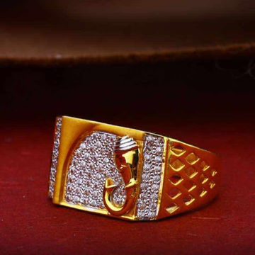 Gold Gents Diamond Rings by Sneh Ornaments