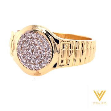 Gold CZ Gents Rings by 