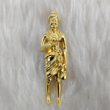 916 Gold Swaminarayan Bhagavan Minakari & Fancy Pendants